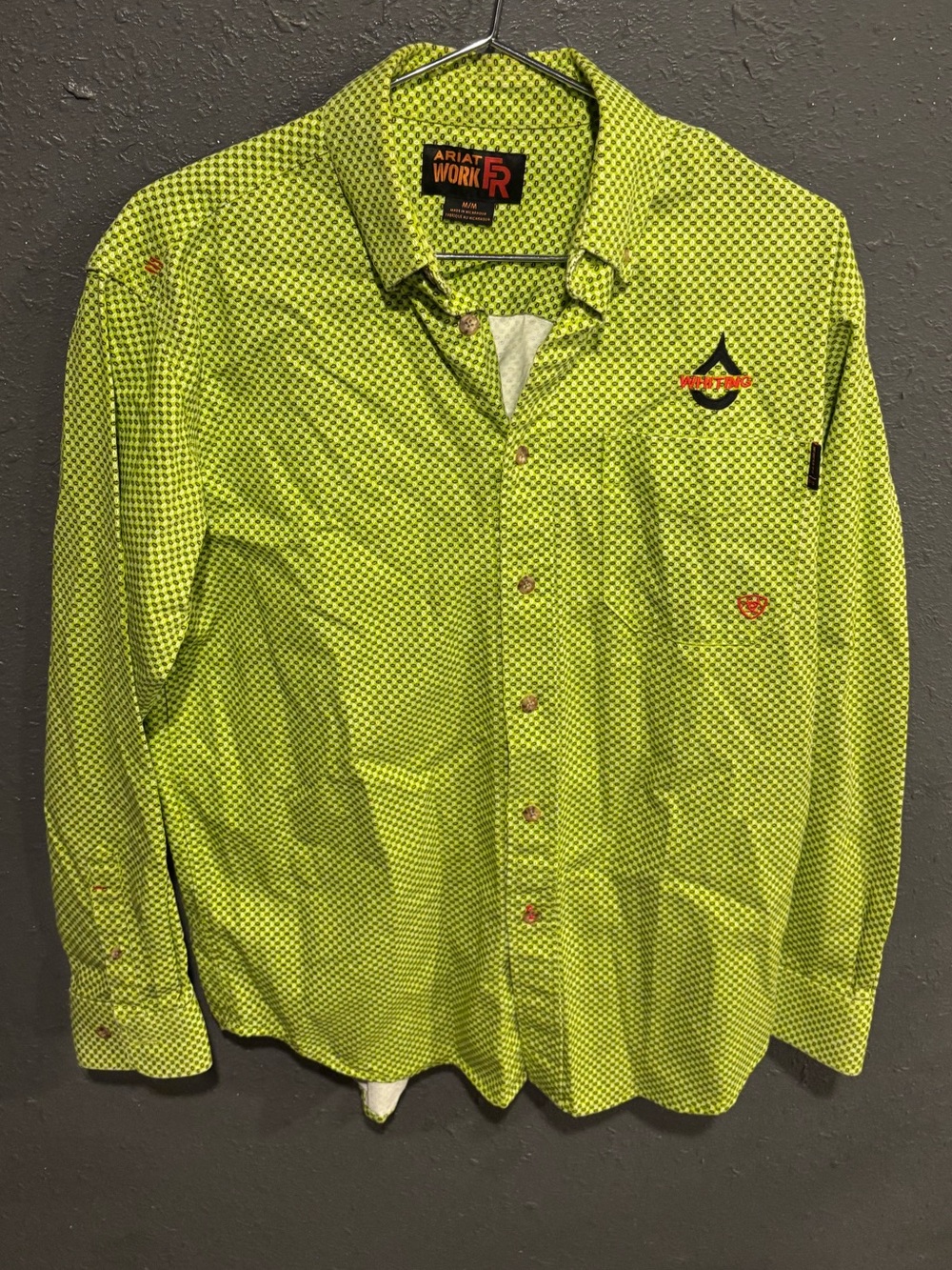 Men's Ariat Fire Resistant Button Down Shirt